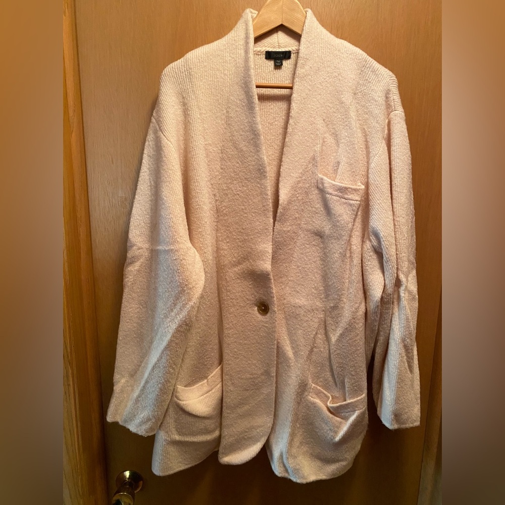 J.Crew women’s plus size Cocoon Sweater Blazer size 3X